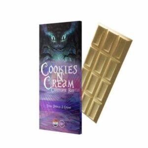 Alice – 3000mg Cookies n Cream Chocolate Bar